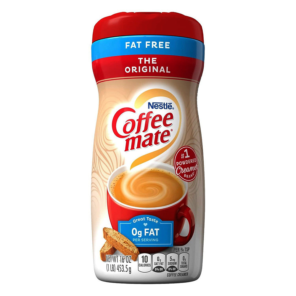 Nestle Coffee-Mate Fat Free Original Powdered Coffee Creamer, 16 Oz